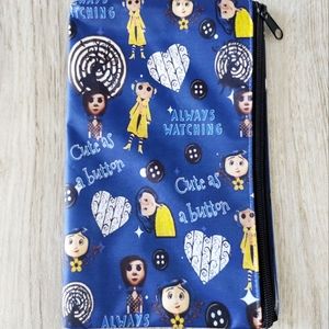 NEW Coraline pencil bag or make up bag